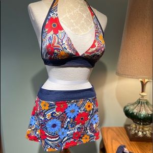 Vintage 3 pc Bikini Set